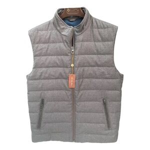 Loro Piana Gray Quilted Vest